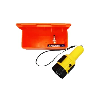 ST-250 Signalling Torch including box, spare bulb and spare battery